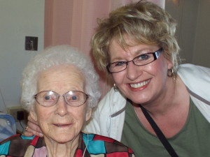 Great Aunt Hilda and Me.